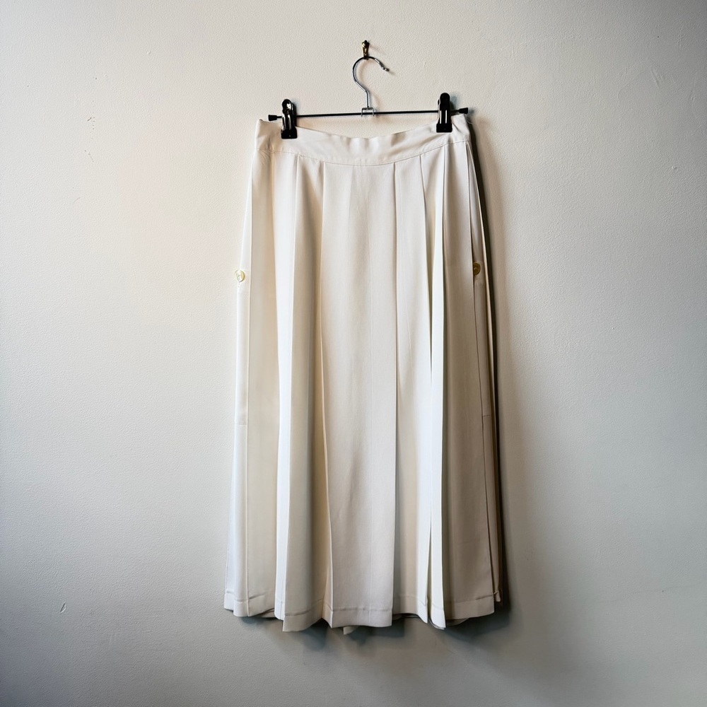 Vintage Mellow Di by Zapa Paris Pleated Midi Skirt Size XS/Small 2/4